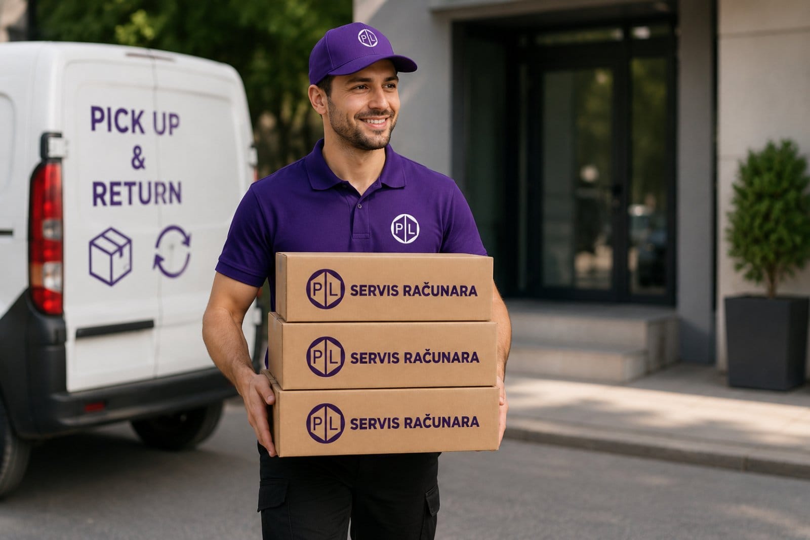 PL Servis preuzimanje uređaja od korisnika na adresi
