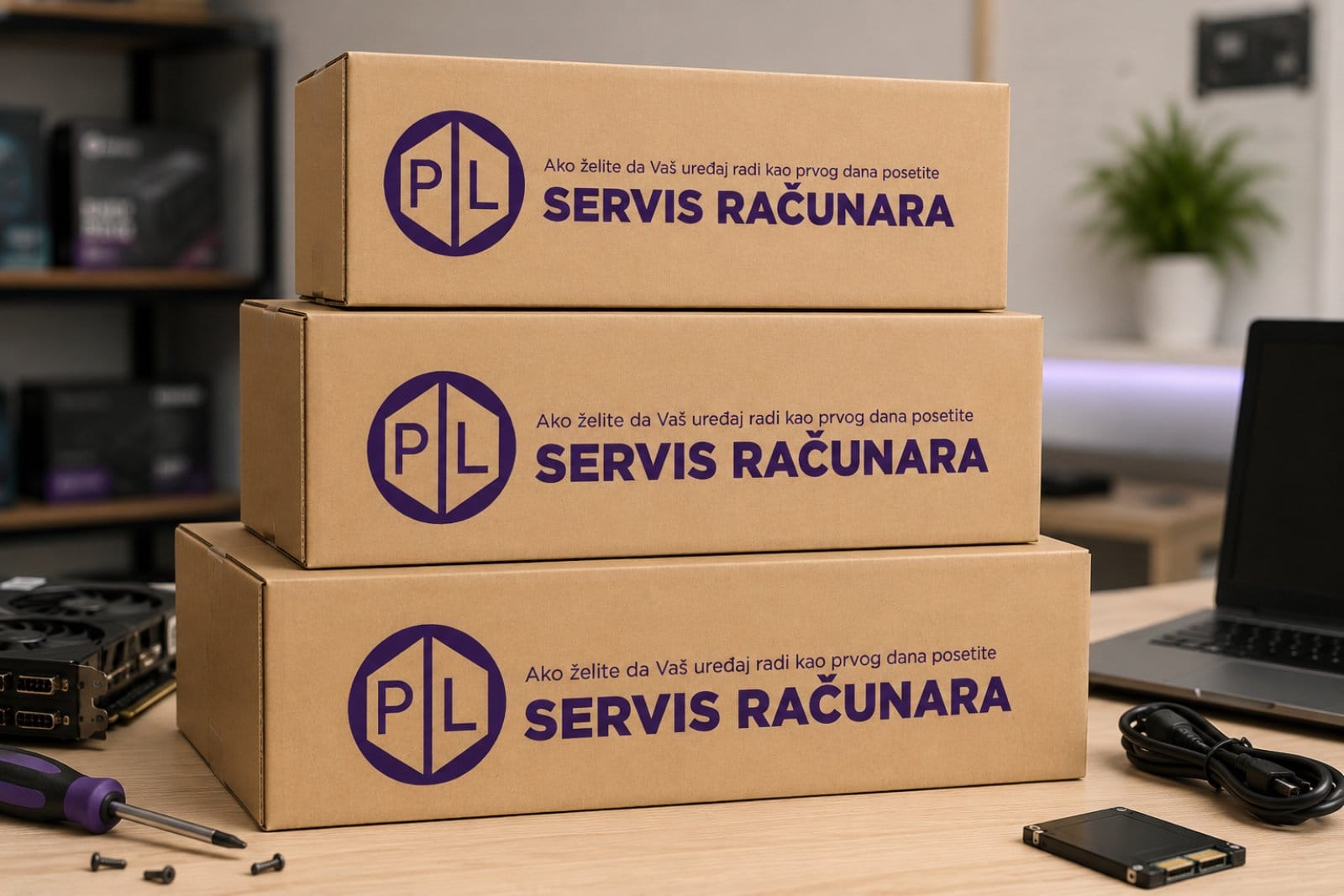 Pakovanje uređaja za PL Servis Pick Up and Return uslugu