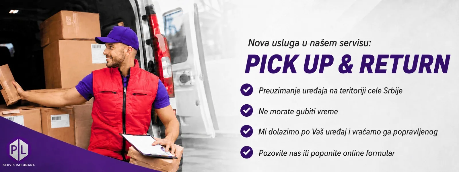 PL Servis Pick Up and Return usluga za preuzimanje i vraćanje uređaja